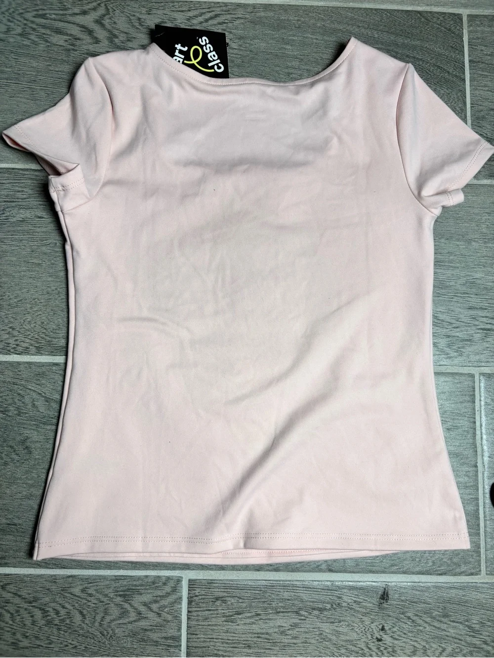 art class Peach Short-Sleeve Square-Neck Tee